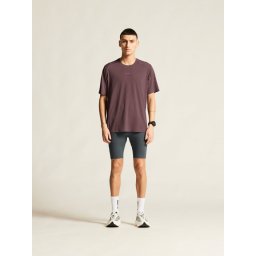 Tricou alergare Craft Hypervent Tee - mov ventilație maximă
