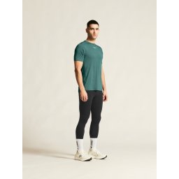 Tricou alergare Craft ADV Essence SS Tee 2 - verde poliester reciclat