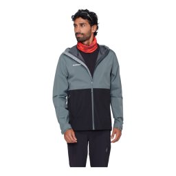 Jacheta Barbati Mammut Linard Light HS Hooded Black-Strata