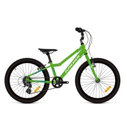 Bicicleta Copii Kross Hexagon Mini 1.0 20 inch verde Shimano Tourney