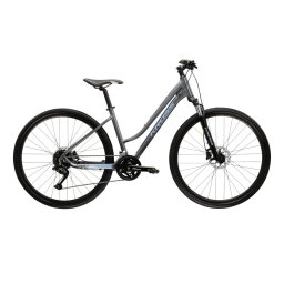 Bicicleta Trekking Kross Evado 5.0 28 inch gri Shimano Cues