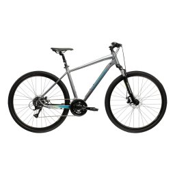 Bicicleta Trekking Kross Evado 3.0 28 inch gri Shimano Acera