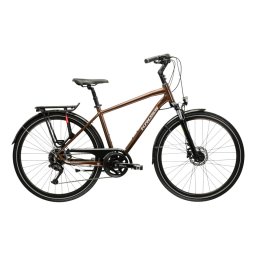 Bicicleta Trekking Kross Trans 5.0 28 inch maro Shimano Deore