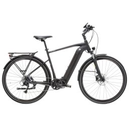 Bicicleta Electrica Trekking Kross Trans Hybrid 4.0 28 inch neagra Shimano Acera