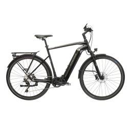 Bicicleta Electrica Trekking Kross Trans Hybrid 6.0 28 inch neagra Shimano Deore xt