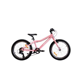 Bicicleta copii mtb CROSS Super Light 20 - Light Pink 6-8 ani