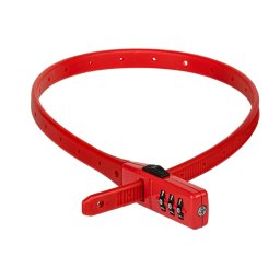 Antifurt Cablu KRYPTONITE Click Lock - 10mm/45cm - Red