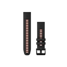 Curea Ceas Garmin Silicon Quickfit 22Mm Black/Flame Red 010-13280-06