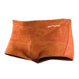 Orca - Boxeri inot pentru barbati Square Leg swimsuit - albastru inchis royal verde lime