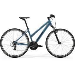 Merida Crossway 10-V Se I1 Damă Silk Albastruporumbel (Negru)