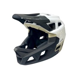 Casca full-face Integra Sport white - Military Green M (55-58 cm)