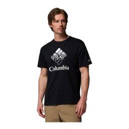 Tricou Barbati Columbia Parsons Point™ Short Sleeve Logo Black