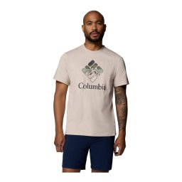 Tricou Barbati Columbia Parsons Point™ Short Sleeve Logo Beige