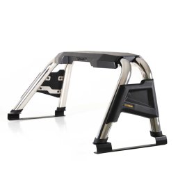 Rollbar Double Plus Chrome Toyota Hilux, Ford Ranger, Isuzu D-Max, Nissan Navara, Mercedes X-Class, Volkswagen Amarok, SSangYong Musso, Mitsubishi L200 AQM4WD PRB01