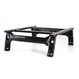 Rollbar Universal Pick-Up pentru corturi de acoperiș si accesorii overlanding, cu proiectoare incluse, negru, AQM4WD S75