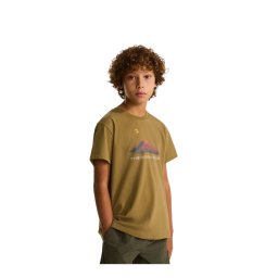 Tricou Copii The North Face Mountain Night Relaxed Graphic Brown