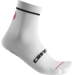 Castelli - sosete ciclism - Entrata 9 Sock - alb