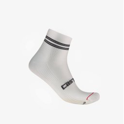 Castelli - sosete ciclism - Anima 7 Sock - alb