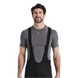 Specialized - bluza de corp ciclism cu maneca scurta pentru barbati Seamless Base Layer SS - gri inchis