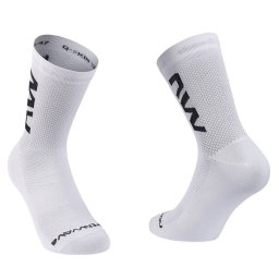 Northwave - sosete ciclism - Extreme AIR MID Sock - White Black
