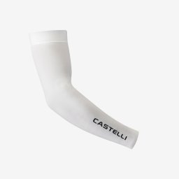 Incalzitoare brate Castelli UPF 50+ Arm 3, unisex, alb