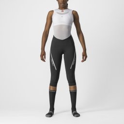 Castelli - pantaloni ciclism 3/4 cu bretele - Velocissima 3 Knicker - negru argintiu