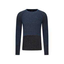 Bluză tehnică CEP Ski Merino Base Layer mânecă lungă lână merino - black