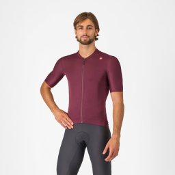 Castelli - tricou ciclism maneca scurta tailored fit - Espresso Jersey - 18-35 gr C - bordo argintiu