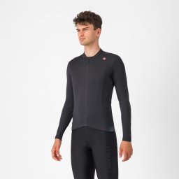 Tricou cu maneca lunga Castelli Espresso Thermal, Negru