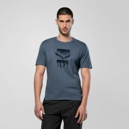 Tricou tehnic barbati Salewa Eagle 3 Cime Bleu