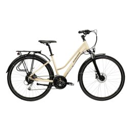 Bicicleta Trekking Kross Trans 8.0 28 inch crem Shimano Alivio