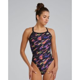 Costum înot întreg femei TYR Diamondfit Triadic - multicolor rezistent clor