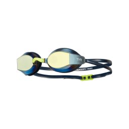 Ochelari înot TYR Black Ops 140 EV Racing - auriu/bleumarin oglindă