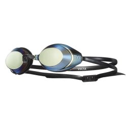 Ochelari înot TYR Vecta Racing - auriu/negru lentile oglindă