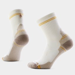Șosete Merino hiking Smartwool Hike - bej Natural Mid Crew Light Cushion