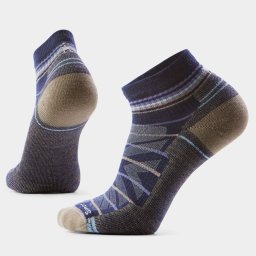 Șosete Merino hiking Smartwool Hike Pattern - albastru Nightfall Blue Ankle Light Cushion