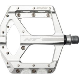 HT COMPONENTS - pedale flat bicicleta MTB ANS10 Supreme Emil Johansson - argintiu