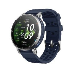 Amazfit Active 3 Premium, ceas smartwatch alergare GPS - albastru Atlas Blue 45mm