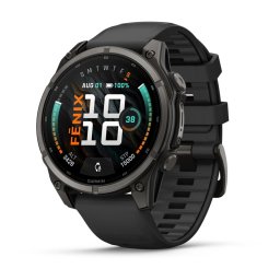 Garmin Fenix 9 AMOLED - 47 mm Titan DLC Carbon - Smartwatch Multisport Premium cu AMOLED