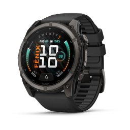 Garmin Fenix 9 AMOLED - 51 mm Titan DLC Carbon - Smartwatch Multisport Premium cu AMOLED