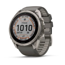 Garmin Fenix 9 Pro Solar inReach - 51 mm Titan Gray - Smartwatch Multisport Premium cu Ecran Solar