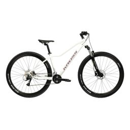 Bicicleta MTB Hardtail Kross LEA 4.0 27.5 inch alba Shimano Acera