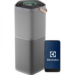 Purificator de aer Electrolux EPO60771UG Pure 600, Conectivitate Wi Fi, 698 m3/h, 145 m2, Sistem AirSurround, Gri
