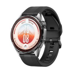 HUAWEI WATCH GT 7 46mm Black Black Stainless Steel Case Black EasyCross Fluoroelastomer Strap