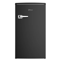 RESIGILAT - Frigider cu o usa STARCREST SRF-86BK, Design Vintage, 85 l, Clasa E, Iluminare interioara, H 84 cm, Negru
