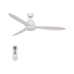 Ventilator LED de tavan Lucci air 213043 WHITEHAVEN GX53/17W/230V alb + telecomandă