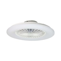 Plafonieră LED dimabilă cu ventilator Lucci Air 513200 OSLO LED/20W/230V alb + telecomandă
