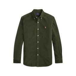 POLO RALPH LAUREN Cămaşă 80/2 21W Corduroy-Lsl-Sps 710853123502 301 dark green