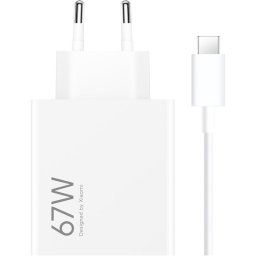 Incarcator retea Xiaomi HyperCharge BHR9465EU, 67W, 1 x USB-A + Cablu USB-C