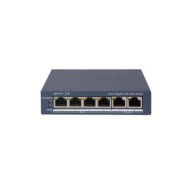 Switch PoE smart managed Hikvision 4 porturi Gigabit PoE 45W 2x RJ45 Gigabit VLAN PoE Watchdog DS-3E1506P-EI-M